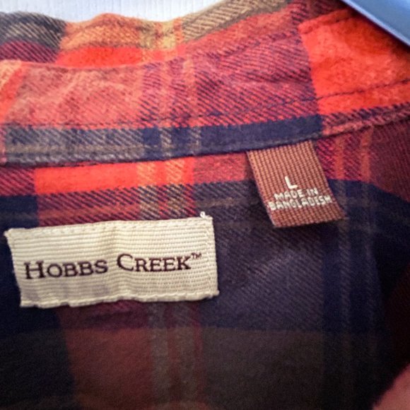 Men's Hobbs Creek Flannel shirt size L - Picture 2 of 3